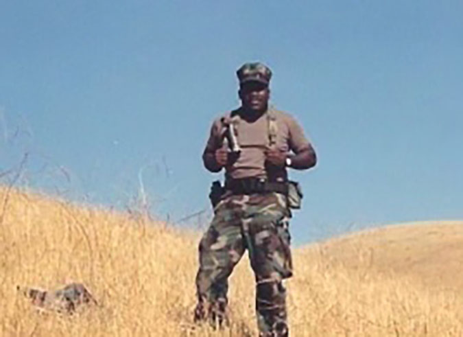 Anthony Johnson during his time in the Navy
