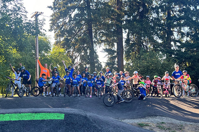 A community group ride